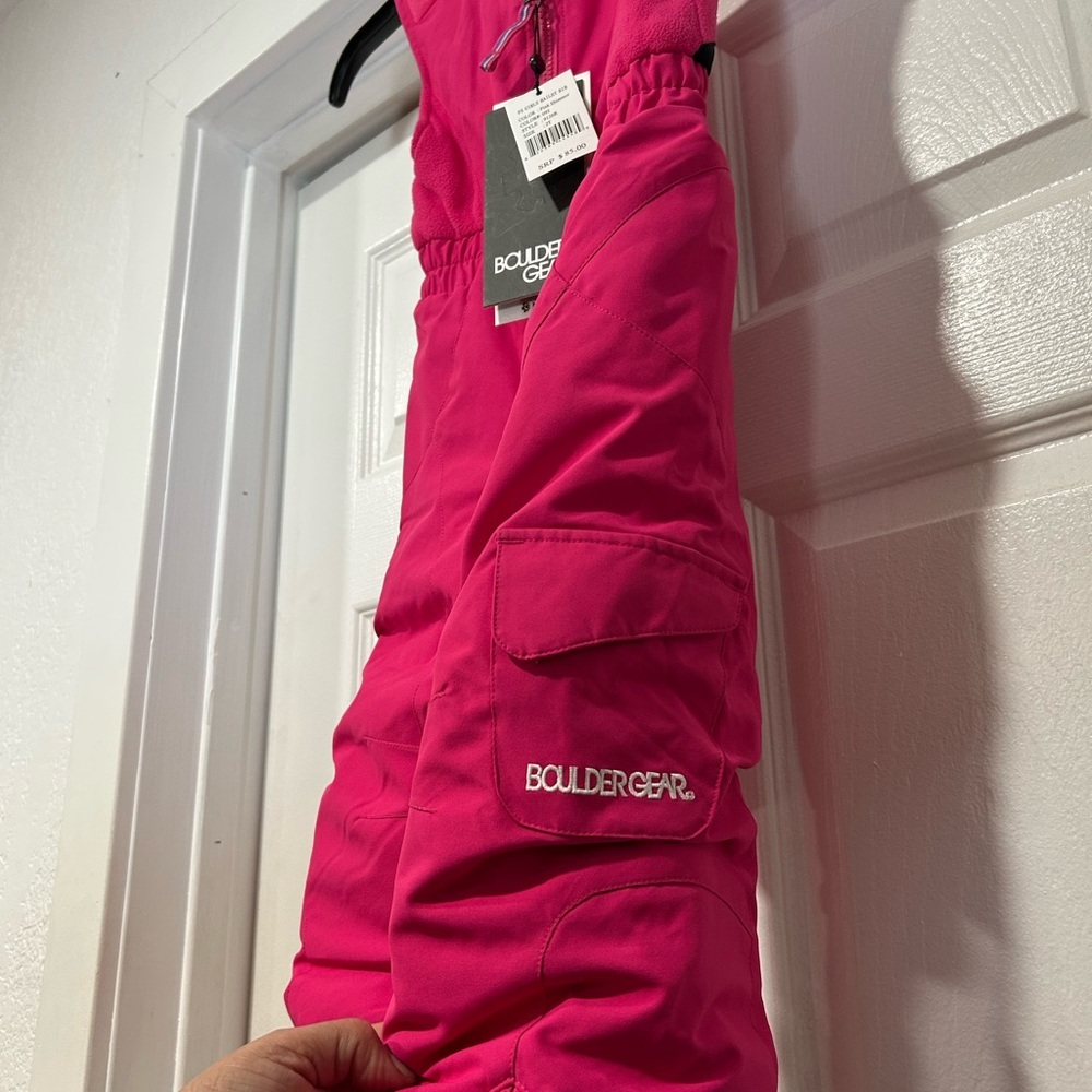 Boulder Gear Pink Snow Bib - Picture 3 of 5